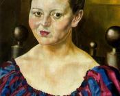 斯坦利 斯宾塞 : Portrait Of Miss Elizabeth Wimperis